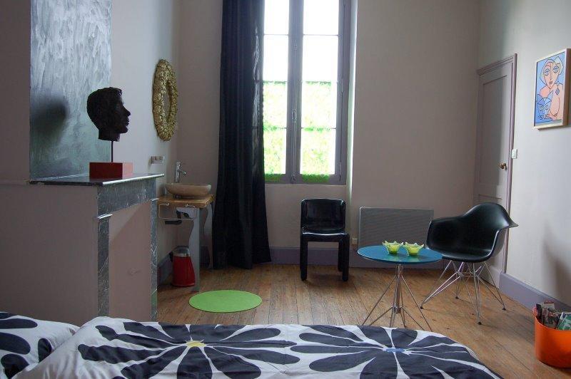 לינה וארוחת בוקר Bourgougnague La Vieille Ecole חדר תמונה